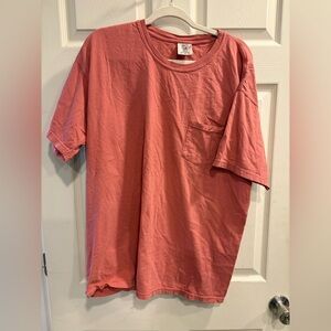 Comfort Colors Men's Salmon Short Sleeve Tee